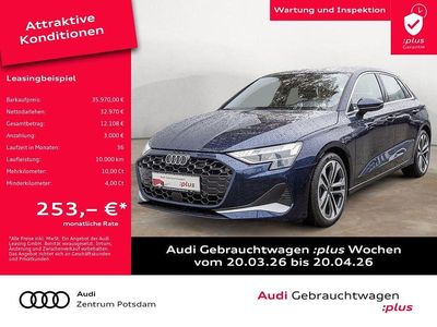 Gebraucht Audi A3 Advanced Plus 150 PS (110 kW) 2025 Navarrablau metallic Limousine