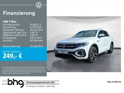 Gebraucht VW T-Roc R-line 150 PS (110 kW) 2022 Weiß SUV