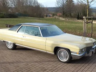 Second-hand Cadillac Coupé DeVille 345 CP (253 kW) 1972 Bej Coupe