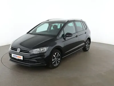 Gebraucht VW Golf Sportsvan IQ Drive 131 PS (96 kW) 2019 Schwarz Van / Kleinbus
