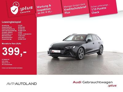 Mythosschwarz Gebraucht 2024 Audi A4 S-Line Kombi | 41.760 € (Teuer)