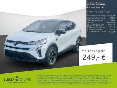 Perlmuttweiß mit da Neu 2025 Renault Captur Techno SUV | 28.770 € (Fairer Preis)