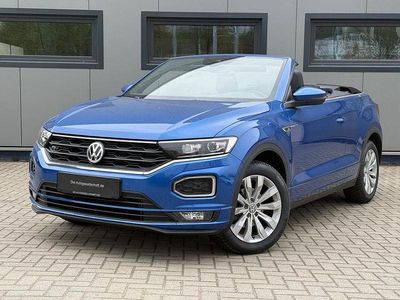 Usata VW T-Roc Cabriolet R-line 150 CV (110 kW) 2020 Blu Cabrio