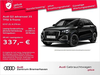 Gebraucht Audi Q2 Advanced Plus 150 PS (110 kW) 2025 Mythosschwarz metallic SUV