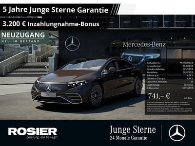 Gebraucht Mercedes EQS580 Premium Plus 385 kW (524 PS) 2024 Schwarz / onyxschwarz Limousine