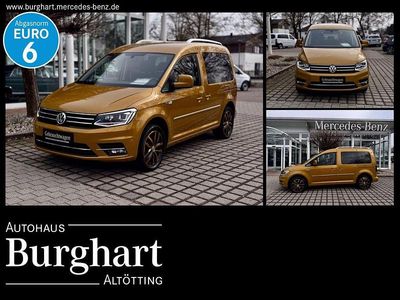 Gebraucht VW Caddy Highline 125 PS (91 kW) 2017 Sandstorm yellow Van / Kleinbus