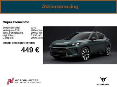 Blau Neu 2026 Cupra Formentor VZ SUV | 44.990 € (Guter Preis)