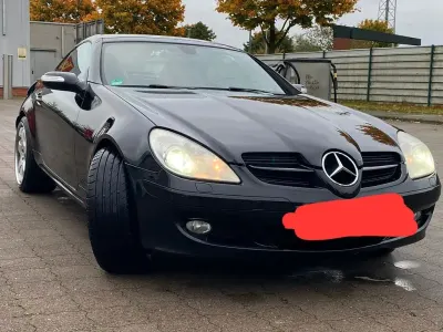 Brugt Mercedes SLK350 272 HK (200 kW) 2005 Sort Cabriolet