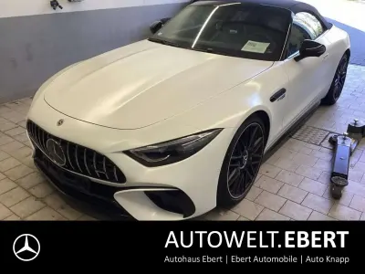 Gebraucht Mercedes SL63 AMG AMG 585 PS (430 kW) 2022 Weiß Cabrio
