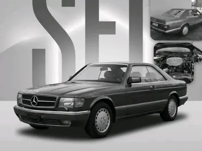 Gebraucht Mercedes 560 279 PS (205 kW) 1987 Silber Coupé