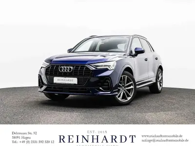 Gebraucht Audi Q3 S-Line 150 PS (110 kW) 2022 Navarrablau metallic SUV