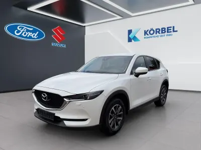 Gebraucht Mazda CX-5 Exclusive-Line 165 PS (121 kW) 2017 Weiß SUV