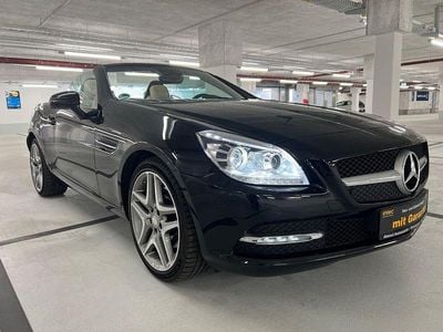 Usata Mercedes SLK250 204 CV (150 kW) 2015 Nero Cabrio