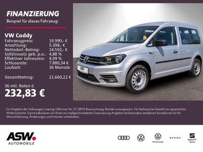 Usata VW Caddy 131 CV (96 kW) 2020 Argento Monovolume