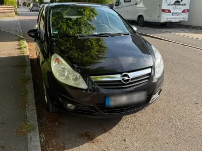 Gebraucht Opel Corsa 75 PS (55 kW) 2008 Schwarz Kleinwagen