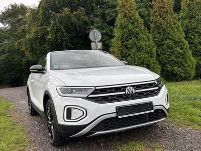 Gebraucht VW T-Roc Cabriolet Style 150 PS (110 kW) 2022 Weiß Cabrio