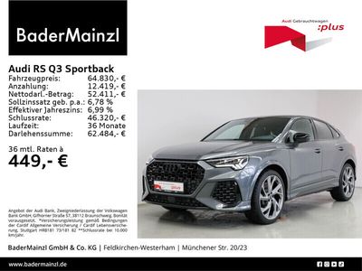 gebraucht Audi RS Q3 RS Q3 SportbackSportback Matrix Sonos 280km/h RS-Abgas