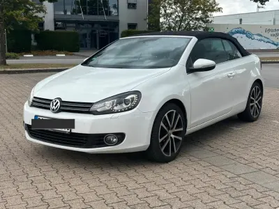 Gebraucht VW Golf Cabriolet 105 PS (77 kW) 2011 Weiß Cabrio
