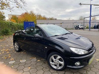 Brugt Peugeot 206 CC 109 HK (80 kW) 2004 Sort Cabriolet