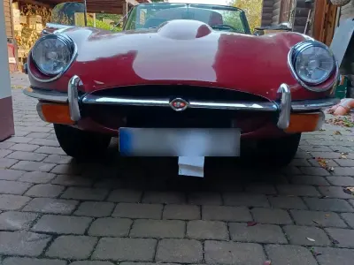 Brugt Jaguar E-Type 175 HK (128 kW) 1971 Rød Cabriolet