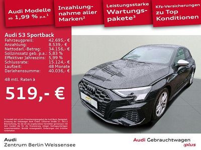 Gebraucht Audi S3 Basis 310 PS (228 kW) 2023 Mythosschwarz metallic Limousine