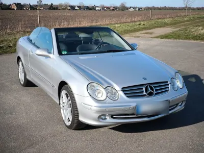 Używany Mercedes CLK200 Elegance 163 KM (119 kW) 2005 Srebrny Kabriolet