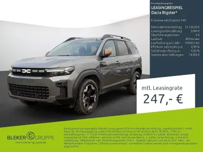 Neu Dacia Bigster Extreme 140 PS (102 kW) 2026 Grau SUV