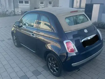 Używany Fiat 500C 69 KM (50 kW) 2010 Niebieski Kabriolet