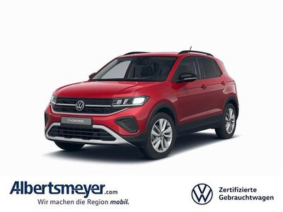 Rot Gebraucht 2024 VW T-Cross Goal SUV | 21.799 € (Fairer Preis)