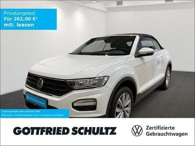 Gebraucht VW T-Roc Cabriolet Style 110 PS (80 kW) 2022 Weiß Cabrio