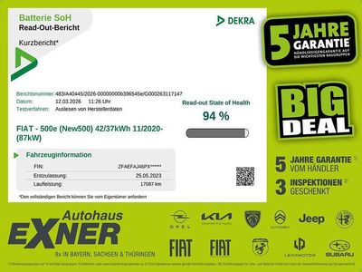 Gebraucht Fiat 500e La Prima 86 kW (118 PS) 2023 Schwarz Cabrio