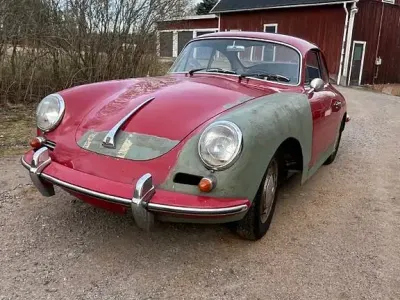 Occasion Porsche 356 95 ch (69 kW) 1964 Rouge