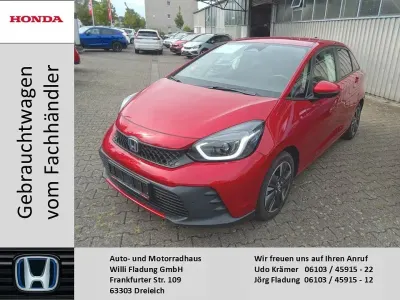 Gebraucht Honda Jazz Advance 122 PS (89 kW) 2023 Premium crystal red (metallic) Kleinwagen