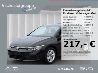 Gebraucht VW Golf VIII Life 116 PS (85 kW) 2022 Schwarz Limousine