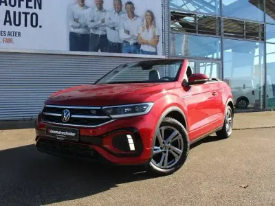 Brugt VW T-Roc Cabriolet R-line 150 HK (110 kW) 2023 Rød Cabriolet