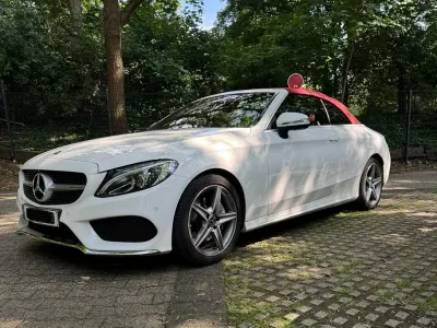 Gebraucht Mercedes C180 156 PS (114 kW) 2018 Weiß Cabrio