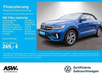 Gebraucht VW T-Roc R-line 150 PS (110 kW) 2025 Ravennablau metallic SUV