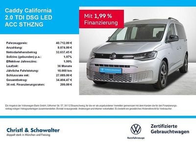 Neu VW Caddy California 122 PS (89 kW) 2025 Reflexsilber metallic Van / Kleinbus