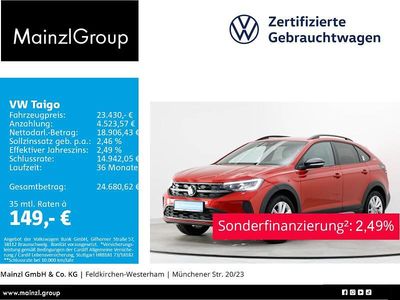 Gebraucht VW Taigo Goal 116 PS (85 kW) 2025 Rot SUV