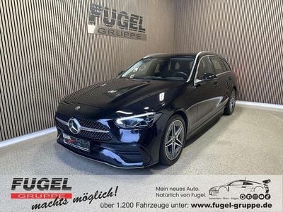 Gebraucht Mercedes C180 AMG line 170 PS (125 kW) 2022 Obsidianschwarz  metalliclack Kombi