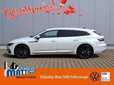 Oryxweiß perlmutteffekt Gebraucht 2021 VW Arteon R-line Kombi | 31.789 € (Etwas zu teuer)