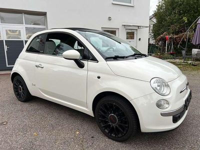 Bianco bianco/ bossa nova Gebraucht 2012 Fiat 500 Lounge Cabrio | 5.900 € (Fairer Preis)