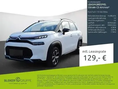 Gebraucht Citroën C3 Aircross Shine 110 PS (80 kW) 2023 Weiß SUV