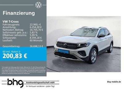 Gebraucht VW T-Cross Life 116 PS (85 kW) 2025 Pure white SUV