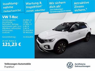 Gebraucht VW T-Roc Goal 150 PS (110 kW) 2025 Weiß SUV