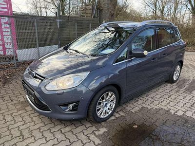 Gebraucht Ford Grand C-Max Titanium 116 PS (85 kW) 2011 Midnight skygrau metallic Van / Kleinbus