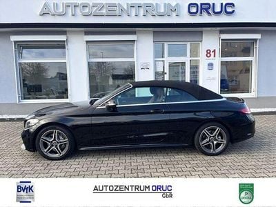 Gebraucht Mercedes C180 AMG line 156 PS (114 kW) 2019 Schwarz Cabrio