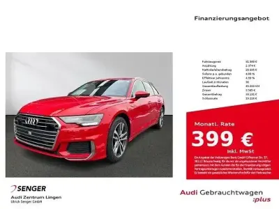 Brugt Audi A6 Sport 245 HK (180 kW) 2022 Rød Stationcar