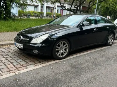 Używany Mercedes CLS350 2007 Czarny Sedan/Limuzyna
