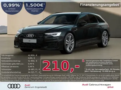 Gebraucht Audi A6 S-Line 204 PS (150 kW) 2025 Mythosschwarz metallic Kombi